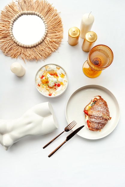 Zestaw potraw na stole